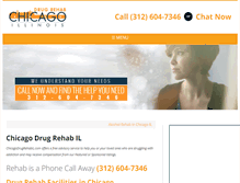 Tablet Screenshot of chicagodrugrehabil.com